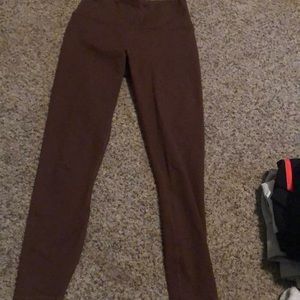 Brown leggings